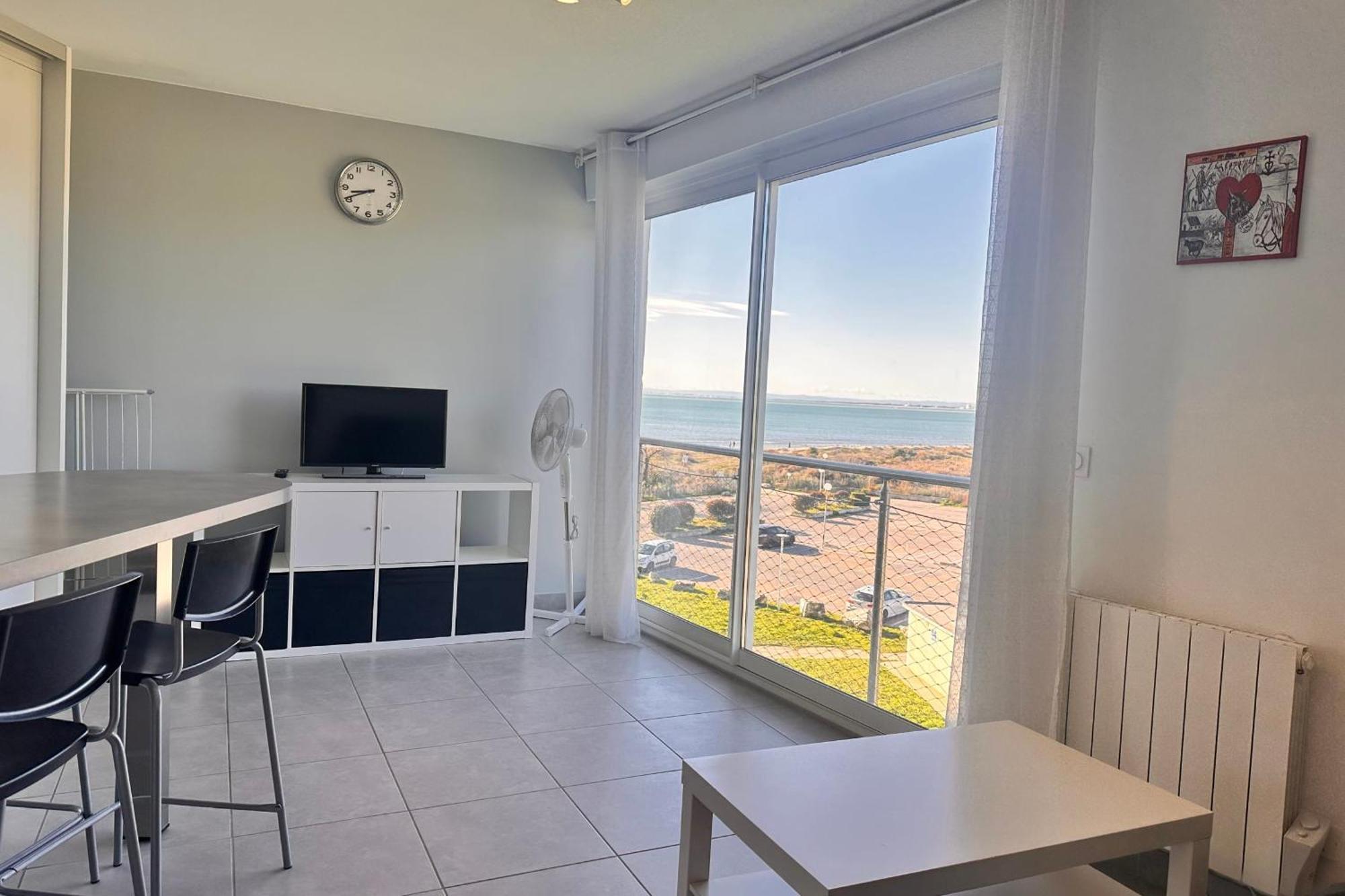 Les Pieds Dans Le Sable Appartement Vue Mer 1 Chambre 1 Cabine Le Grau-du-Roi Kültér fotó