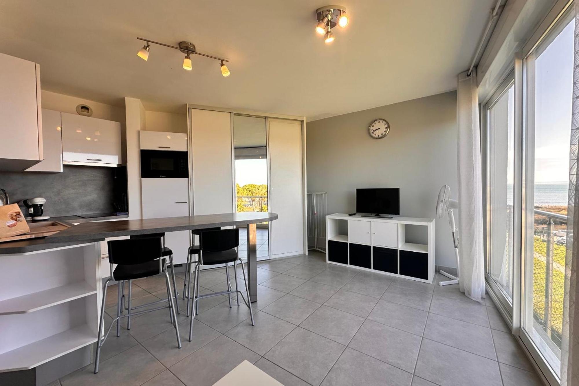 Les Pieds Dans Le Sable Appartement Vue Mer 1 Chambre 1 Cabine Le Grau-du-Roi Kültér fotó